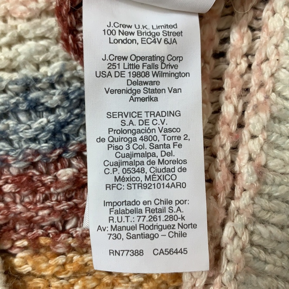 Madewell Baez Pullover Striped Sweater Size Small - Picture 8 of 14